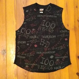 Harley-Davidson NWOT Sleeveless Muscle Cut Tee